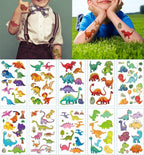 10pcs Dinosaur Sticker Temporary Tatoo Waterproof Colorful Elegant Children Tattoos Stevvex