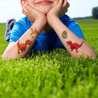 10pcs Dinosaur Sticker Temporary Tatoo Waterproof Colorful Elegant Children Tattoos Stevvex
