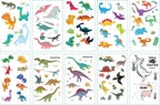 10pcs Dinosaur Sticker Temporary Tatoo Waterproof Colorful Elegant Children Tattoos Stevvex