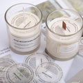 10Pcs DIY Manual Fragrance Candle Jar Container Stickers Candle Making Candle Stickers Waterproof Wax Melting Candle Safety Stickers Label Cup Sticker Translucent Candle Round Dust Proof Paper Stickers Stevvex