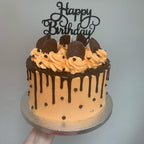10pcs Glitter Happy Birthday Cake Topper Happy Birthday Cake Topper Happy Birthday Cupcake Topper Glitter Gold Decoration Bling Sparkle Decoration Sign Happy Birthday Cake Topper Girl Birthday Dessert Decor Stevvex
