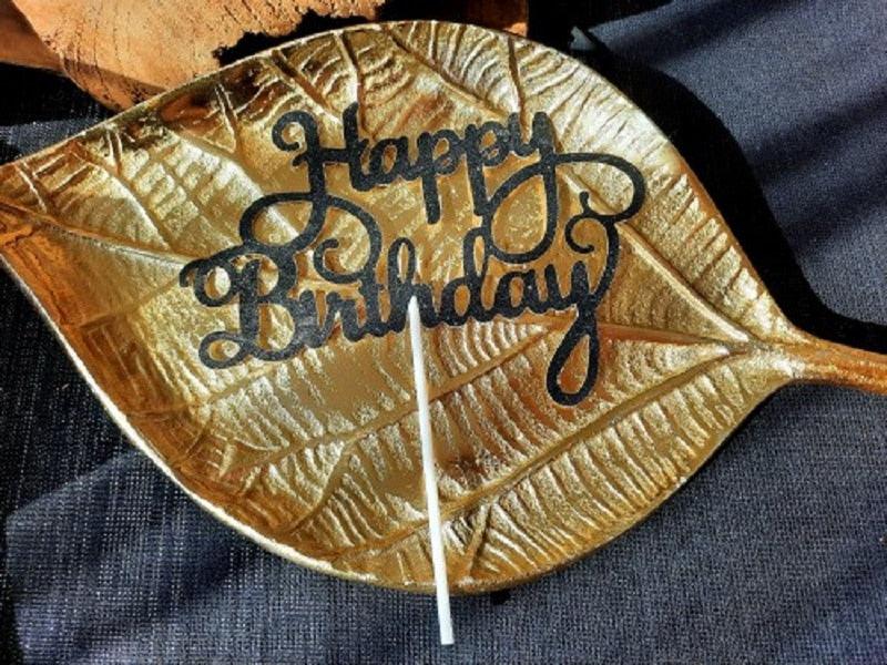 10pcs Glitter Happy Birthday Cake Topper Happy Birthday Cake Topper Happy Birthday Cupcake Topper Glitter Gold Decoration Bling Sparkle Decoration Sign Happy Birthday Cake Topper Girl Birthday Dessert Decor Stevvex