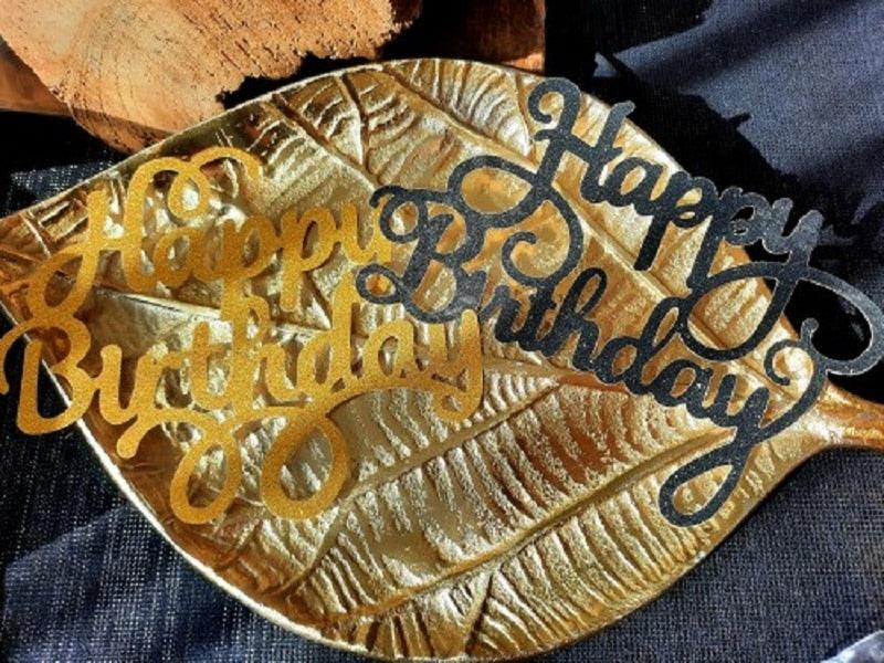 10pcs Glitter Happy Birthday Cake Topper Happy Birthday Cake Topper Happy Birthday Cupcake Topper Glitter Gold Decoration Bling Sparkle Decoration Sign Happy Birthday Cake Topper Girl Birthday Dessert Decor Stevvex