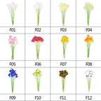 10Pcs High Quality Real Touch Calla Lily Artificial Flowers Bouquet For Wedding Bridal Home Kitchen Table Flower Decoration Home Decor Stevvex