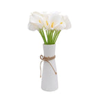 10Pcs High Quality Real Touch Calla Lily Artificial Flowers Bouquet For Wedding Bridal Home Kitchen Table Flower Decoration Home Decor Stevvex
