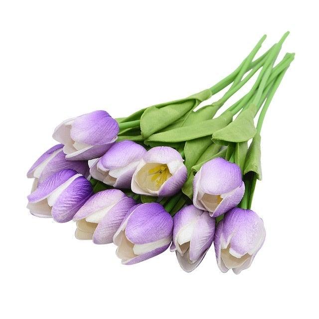 10Pcs High Quality Real Touch Calla Lily Artificial Flowers Bouquet For Wedding Bridal Home Kitchen Table Flower Decoration Home Decor Stevvex