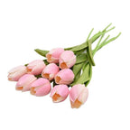 10Pcs High Quality Real Touch Calla Lily Artificial Flowers Bouquet For Wedding Bridal Home Kitchen Table Flower Decoration Home Decor Stevvex