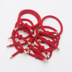 10PCS Women Elastic Hair Rubber Bands High Quality Girls Hair Bands Hair Scrunchies Gold Plated  Hair Accessories Hair Gum Tie Gorgeous Hair Accessories For Women Stevvex