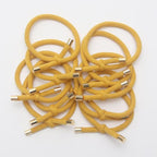 10PCS Women Elastic Hair Rubber Bands High Quality Girls Hair Bands Hair Scrunchies Gold Plated  Hair Accessories Hair Gum Tie Gorgeous Hair Accessories For Women Stevvex