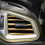 10Pcs/set Universal Car Air Conditioner Vent Outlet Trim Strip Decoration U Shape Moulding Trim Strip Line Car Shiny Accessories Car Air Conditioner Outlet Decorative U Shape Moulding Trim Strips Decor Car Styling Accessories Stevvex