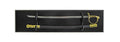 Sword Display Plaque Rack Holder Wall Rack, Alternative to Display Case, Black Wood The Military Gift Store