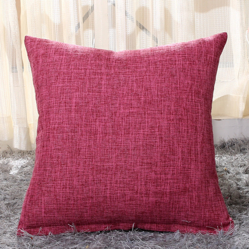 Solid color pillow cushion sofa cushion pillowcase Pi-Mart