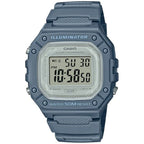 Casio Adult Unisex Black Sport Digital Watch Silicone Strap W218HC-2AV EasyOptionXY LLC