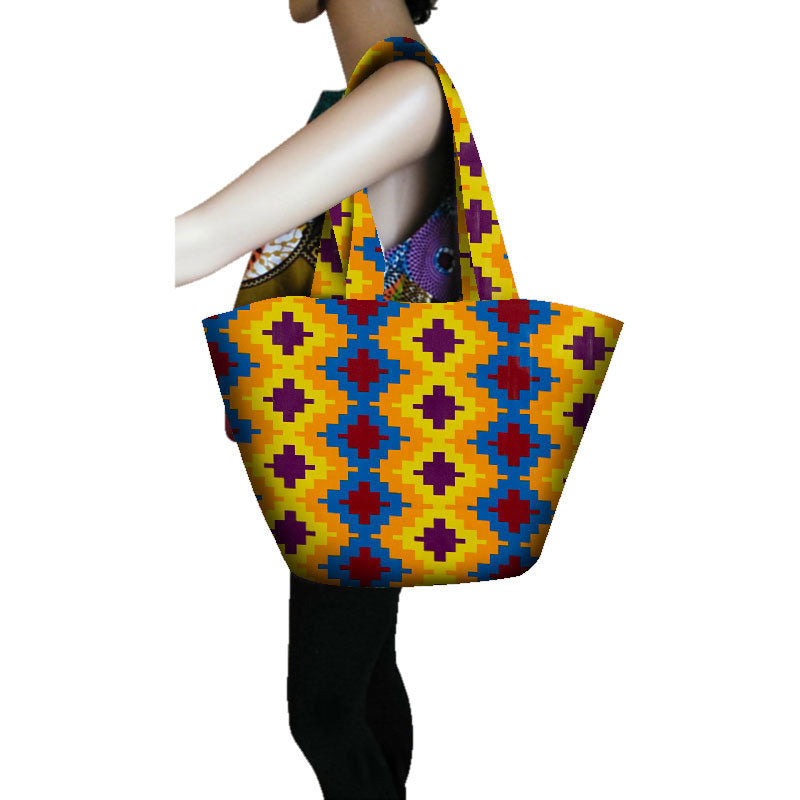 Batik print handbag Pi-Mart