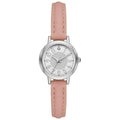 Time and Tru Women's Silver Tone Watch with Faux Leather Strap EasyOptionXY LLC