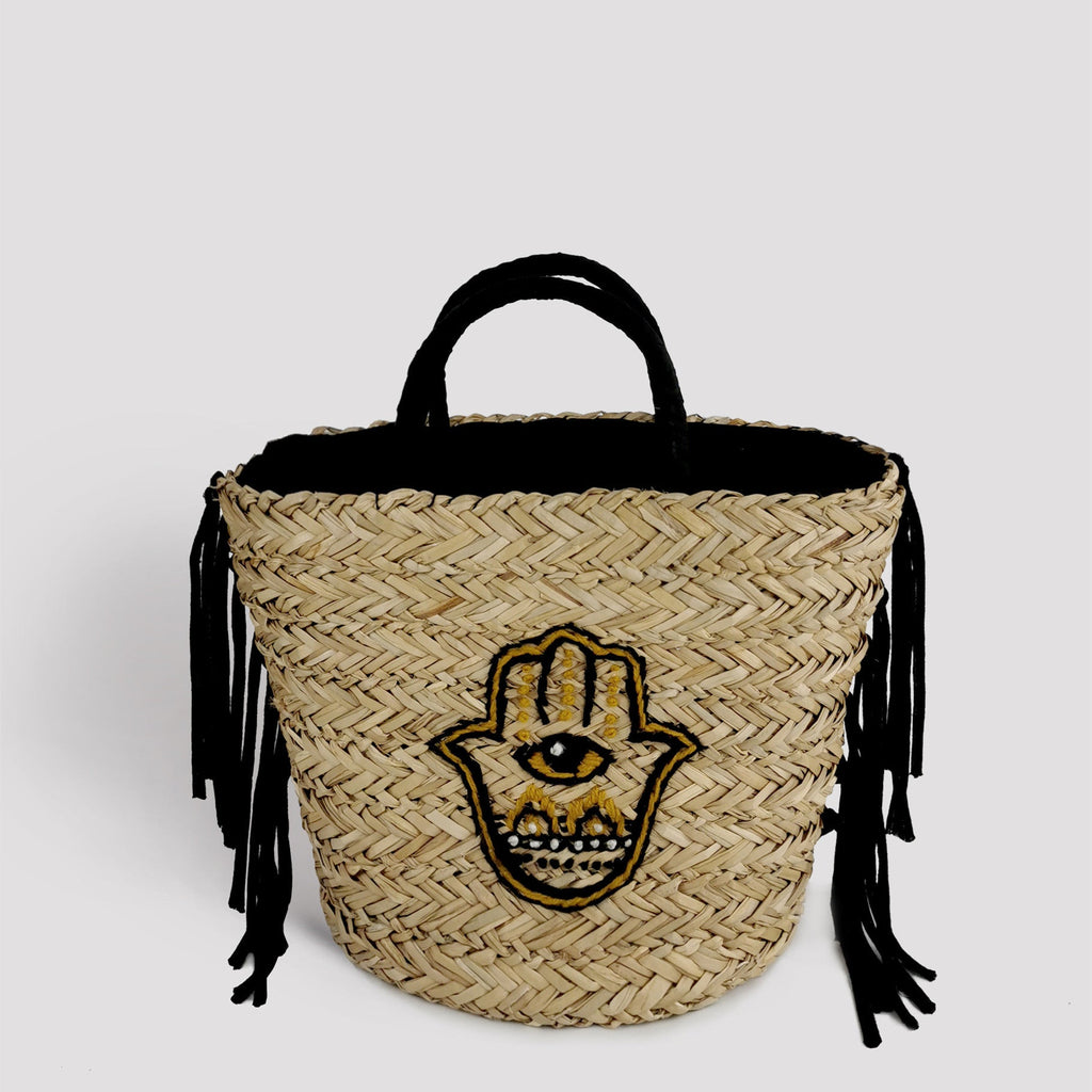 Straw beach handbag Pi-Mart