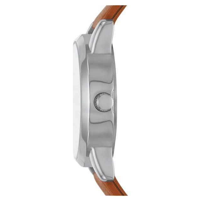 Time and Tru Women's Crystal Accent Watch with Perforated Strap