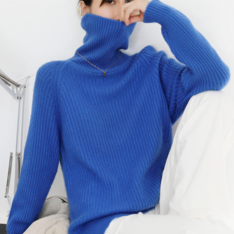 Thick Women Loose Woolen Sweater Women  Autumn Pi-Mart