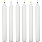 White Dinner Taper Candles 7 inch Tall Dripless Smokeless unscented for candlesticks 6 Hour Long Burning Candle Decorate Your Table Wedding and Christmas - Household Candle Stick 20 Pa EasyOptionXY LLC