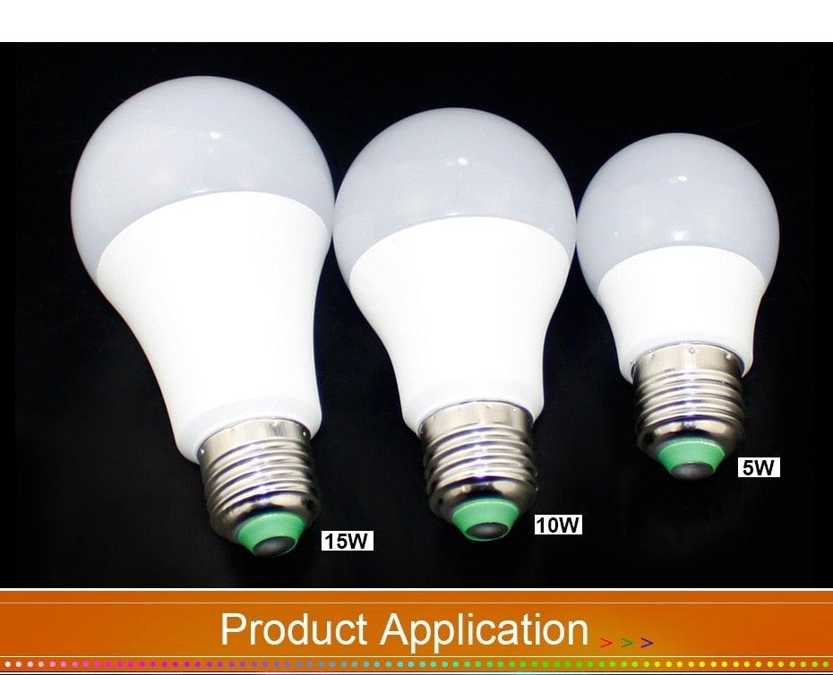 110V 220V E27 RGB LED Bulb Lights 5W 10W 15W RGB Lampada Changeable Colorful RGBW LED Lamp With IR Remote Control+Memory Mode RGB LED Light Bulbs, 10W LED Color Changing Light Bulb with Remote Control Stevvex