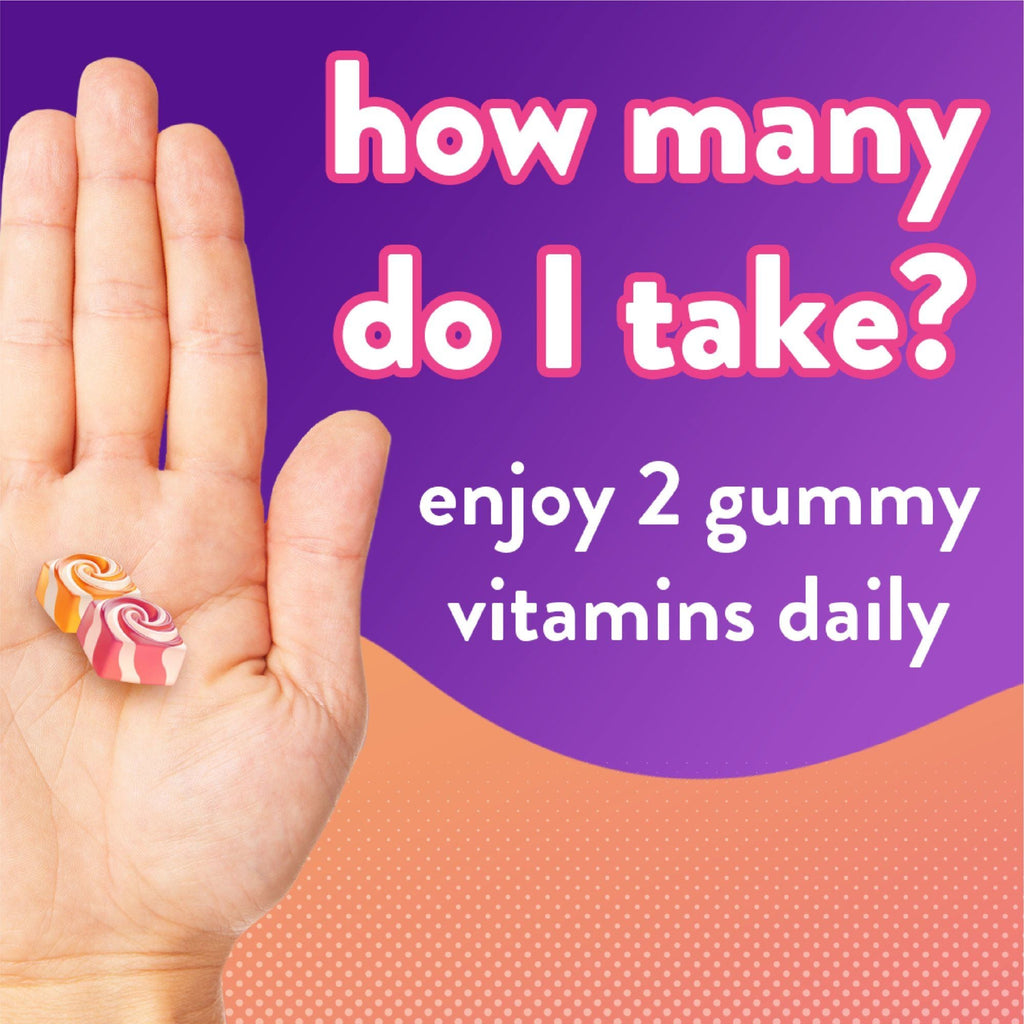 Vitafusion Chewable Calcium Gummy Vitamins; Fruit and Cream Flavored; 100 Count EasyOptionXY LLC