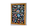Collector Medal/Lapel Pin Display Case Holder Cabinet Shadow Box - Oak The Military Gift Store