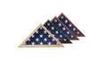 Capitol Hill Flag Case- 4 x 6 flag Display Case, Cherry Finish The Military Gift Store