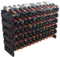 Wine Rack Stackable Storage Stand Display Shelve (72 Slots) The Military Gift Store