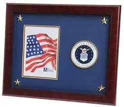 Aim High Air Force Medallion 8-Inch by 10-Inch Certificate and Medal Frame The Military Gift Store