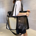 Large Shoulder Bag Simple Leisure Big Bag Nylon Mesh Shoulder Detachable Shoulder strap  hobo SHOMICOBOUTIQUE
