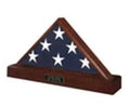 Funeral Flag Case, Funeral Flag and Pedestal, Funeral Flag Cherry Frame The Military Gift Store