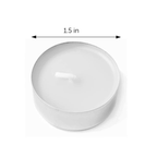 DecorRack 100 Unscented Tealight Candles EasyOptionXY LLC