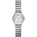 Time & Tru Women's Wristwatch: Silver Tone Case, Easy Read Dial, Expansion Band (FMDOTT004)