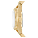 Time & Tru Women's Wristwatch: Gold Tone Bracelet Watch (FMDOTT079