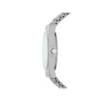 GEORGE Men's Watch: Silvertone Case, White Easy Read Dial, Silvertone Expansion Band (FMDOGE001)