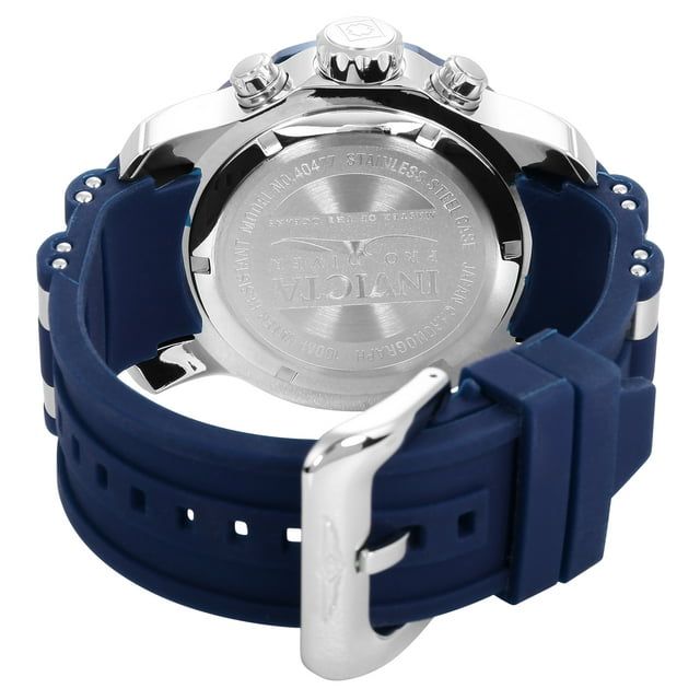Invicta Pro Diver Men's 48mm Quartz Chronograph Watch, Black/Silver 40477 EasyOptionXY LLC