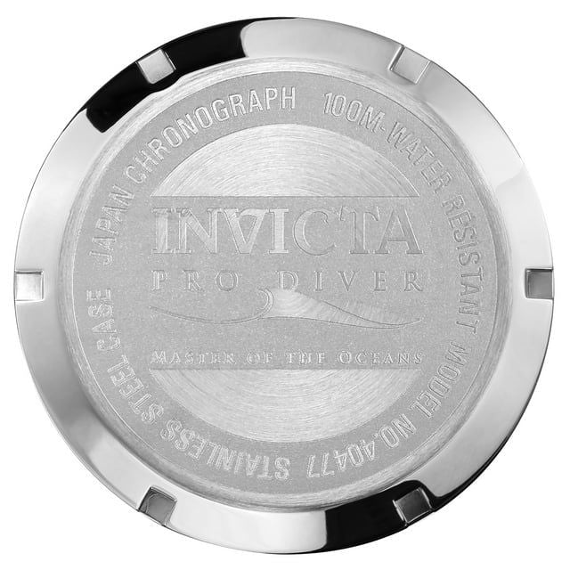 Invicta Pro Diver Men's 48mm Quartz Chronograph Watch, Black/Silver 40477 EasyOptionXY LLC