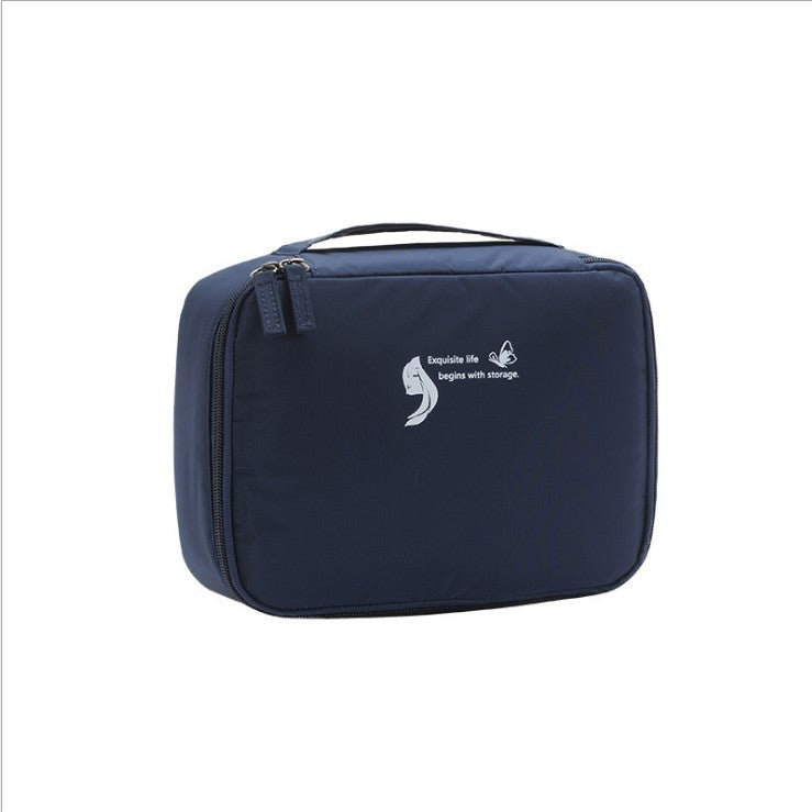 Lightweight makeup bags,Waterproof multi-functional portable toilet bag, anti-wrinkle large-capacity square cosmetic bag, makeup bag with compartments, - SJB-DIAMOND ELITES