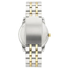 George Men's Casual Watch with Champagne Dial and Two Tone Metal Bracelet