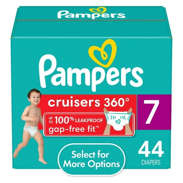 Pampers Cruisers 360 Diapers Size 7, 44 Count EasyOptionXY LLC