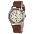 Timex Mens Expedition Metal Field Watch, Brown Leather Strap - SJB-DIAMOND ELITES