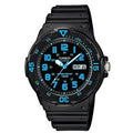 Casio Men's Dive Style Watch, Black/Blue Accents MRW200H-2BV - SJB-DIAMOND ELITES