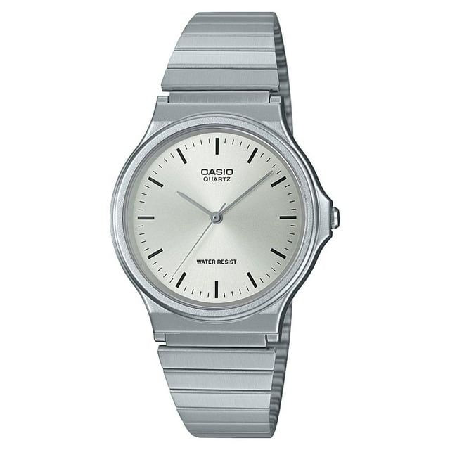 Casio Men's Classic Analog Stainless Steel Watch, Silver MQ24D-7E - SJB-DIAMOND ELITES