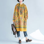 Women's printed long hoodie Pi-Mart