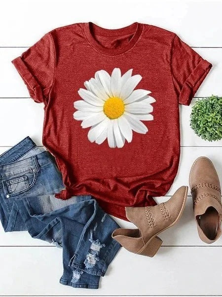 Ladies print t-shirt Pi-Mart