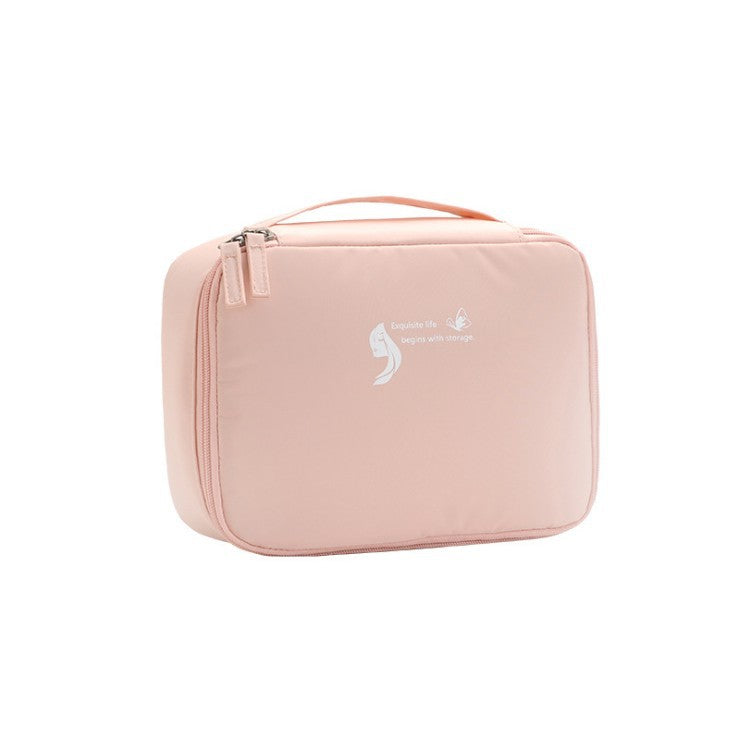 Lightweight makeup bags,Waterproof multi-functional portable toilet bag, anti-wrinkle large-capacity square cosmetic bag, makeup bag with compartments, - SJB-DIAMOND ELITES