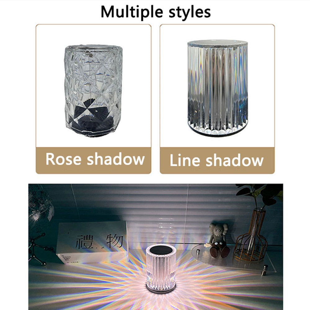 Bedside Crystal Lamp - SJB-DIAMOND ELITES