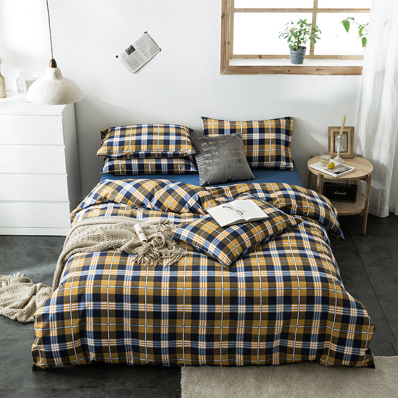 Check cotton bedding Pi-Mart