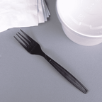 Karat PP Plastic Heavy Weight Forks - Black - Wrapped - 1,000 ct EasyOptionXY LLC