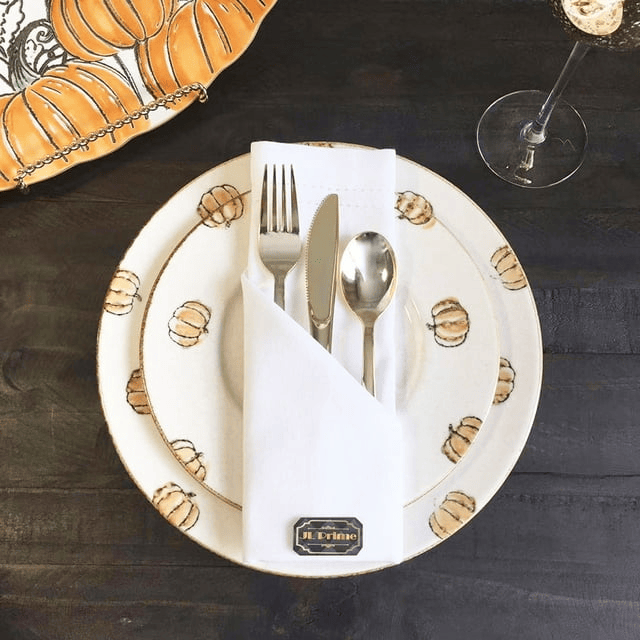 JL Prime 300 Piece Gold Plastic Silverware Set, Re-Usable Recyclable Plastic Cutlery, Gold Plastic Utensil, 100 Forks, 100 Spoons, 100 Knives, Great for Wedding, Anniversary, Rehearsal, Shower Events